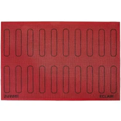 Pavoni Siliconen Air Bakmat Eclair 125x25mm 60x40cm* Bakhulpmiddelen