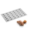 Pavoni Siliconen Vorm Amandel 34x21mm (30) 30x17,5cm* Ijs En Dessert Vormen|Bakvormen Siliconen