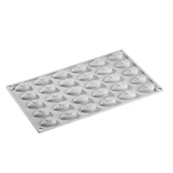 Pavoni Siliconen Vorm Amandel 34x21mm (30) 30x17,5cm* Ijs En Dessert Vormen|Bakvormen Siliconen