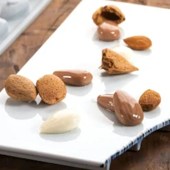 Pavoni Siliconen Vorm Amandel 34x21mm (30) 30x17,5cm* Ijs En Dessert Vormen|Bakvormen Siliconen