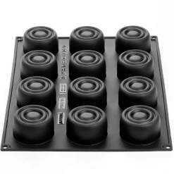 Pavoni Siliconen Vorm Aura Ø7x4cm (12) 40x30cm* Bakvormen Siliconen|Ijs En Dessert Vormen