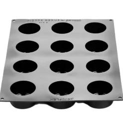 Pavoni Siliconen Vorm Aura Ø7x4cm (12) 40x30cm* Bakvormen Siliconen|Ijs En Dessert Vormen