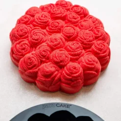 Pavoni Siliconen Vorm Boeket Rozen Ø185x60mm* Bakvormen Siliconen|Ijs En Dessert Vormen