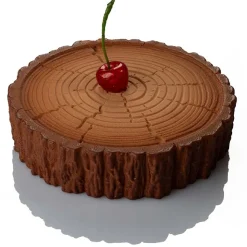 Pavoni Siliconen Vorm Boomstam Ø18,5x4,5cm* Bakvormen Siliconen|Ijs En Dessert Vormen