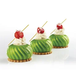 Pavoni Siliconen Vorm Caleidon Rozet Ø66x34mm (12) 30x40cm* Ijs En Dessert Vormen|Bakvormen Siliconen