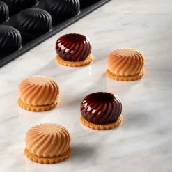 Pavoni Siliconen Vorm Caleidon Ø40x20mm (30) 30x40cm* Bakvormen Siliconen|Ijs En Dessert Vormen