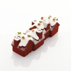 Pavoni Siliconen Vorm Chalet 250x83x90mm* Bakvormen Siliconen|Ijs En Dessert Vormen