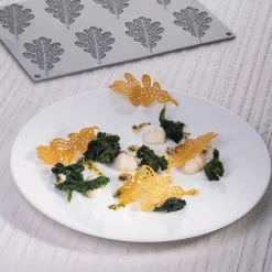 Pavoni Siliconen Vorm Eikenblad 98x53mm (8) 30x20cm* Bakvormen Siliconen|Ijs En Dessert Vormen