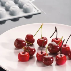 Pavoni Siliconen Vorm Kersen Ø26x12mm (35) 30x17,5cm* Ijs En Dessert Vormen|Bakvormen Siliconen