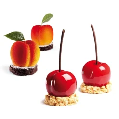 Pavoni Siliconen Vorm Kers/Perzik 58x53mm (20) 30x40cm* Bakvormen Siliconen|Ijs En Dessert Vormen