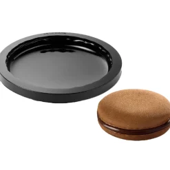 Pavoni Siliconen Vorm Macaron Cake Ø18x6cm Set/3* Bakvormen Siliconen|Ijs En Dessert Vormen