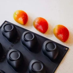 Pavoni Siliconen Vorm Mango 90x58mm (12) 30x40cm* Bakvormen Siliconen|Ijs En Dessert Vormen