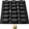 Pavoni Siliconen Vorm Mini Macaron Ø4x2,5cm (18) Set/2* Bakvormen Siliconen|Ijs En Dessert Vormen