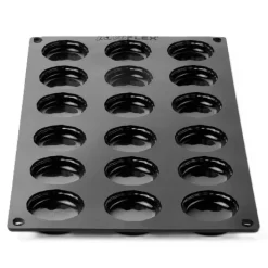 Pavoni Siliconen Vorm Mini Macaron Ø4x2,5cm (18) Set/2* Bakvormen Siliconen|Ijs En Dessert Vormen