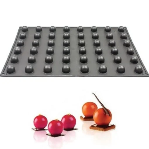 Pavoni Siliconen Vorm Mini Truffel Ø20mm (48) 30x40cm* Ijs En Dessert Vormen|Bakvormen Siliconen