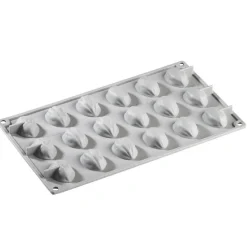 Pavoni Siliconen Vorm Notendop 38x28mm (18) 30x17,5cm* Ijs En Dessert Vormen|Bakvormen Siliconen