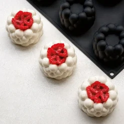 Pavoni Siliconen Vorm Nuage 75x45mm (12) 40x30cm* Ijs En Dessert Vormen|Bakvormen Siliconen