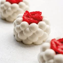 Pavoni Siliconen Vorm Nuage 75x45mm (12) 40x30cm* Ijs En Dessert Vormen|Bakvormen Siliconen