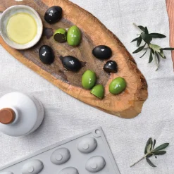 Pavoni Siliconen Vorm Olijf 32x22mm (30) 30x17,5cm* Ijs En Dessert Vormen|Bakvormen Siliconen