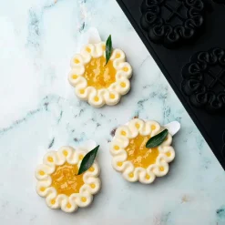 Pavoni Siliconen Vorm Ondulation 80x30mm (12) 40x30cm* Bakvormen Siliconen|Ijs En Dessert Vormen