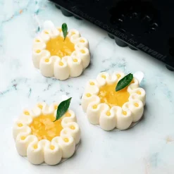 Pavoni Siliconen Vorm Ondulation 80x30mm (12) 40x30cm* Bakvormen Siliconen|Ijs En Dessert Vormen