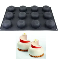 Pavoni Siliconen Vorm Planet 66x34mm (12) 30x40cm* Bakvormen Siliconen|Ijs En Dessert Vormen