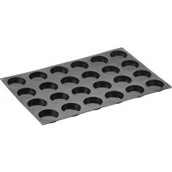 Pavoni Siliconen Vorm Rond Ø7,4x1,5cm (24x) 60x40cm* Ijs En Dessert Vormen|Bakvormen Siliconen