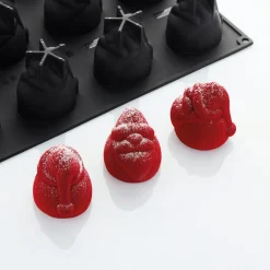 Pavoni Siliconen Vorm Santa (Haasnoot) 60x72mm (12) 30x40cm* Bakvormen Siliconen|Ijs En Dessert Vormen