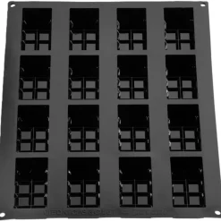 Pavoni Siliconen Vorm Tablet 85x45mm (16) 40x30cm* Ijs En Dessert Vormen|Bakvormen Siliconen