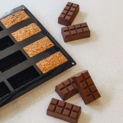 Pavoni Siliconen Vorm Tablet 85x45mm (16) 40x30cm* Ijs En Dessert Vormen|Bakvormen Siliconen