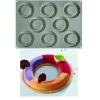 Pavoni Siliconen Vorm Tondo Ø100x10mm (8) 30x40cm* Ijs En Dessert Vormen|Bakvormen Siliconen