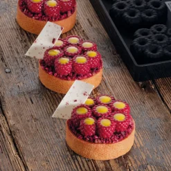 Pavoni Siliconen Vorm Top-Frambozen Mini (8) Ø62mm* Bakvormen Siliconen|Ijs En Dessert Vormen