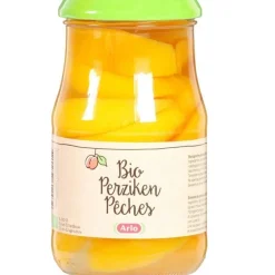 Overig Perziken op Siroop Biologisch 350g* Fruit En Vanille|Fruitvullingen