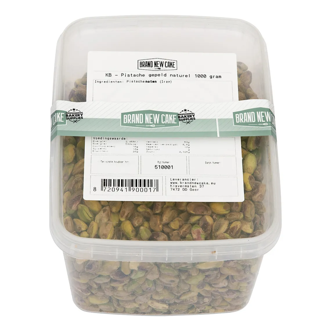 BrandNewCake Pistachenoten 1kg* Zaden, Granen, Noten En Vruchten
