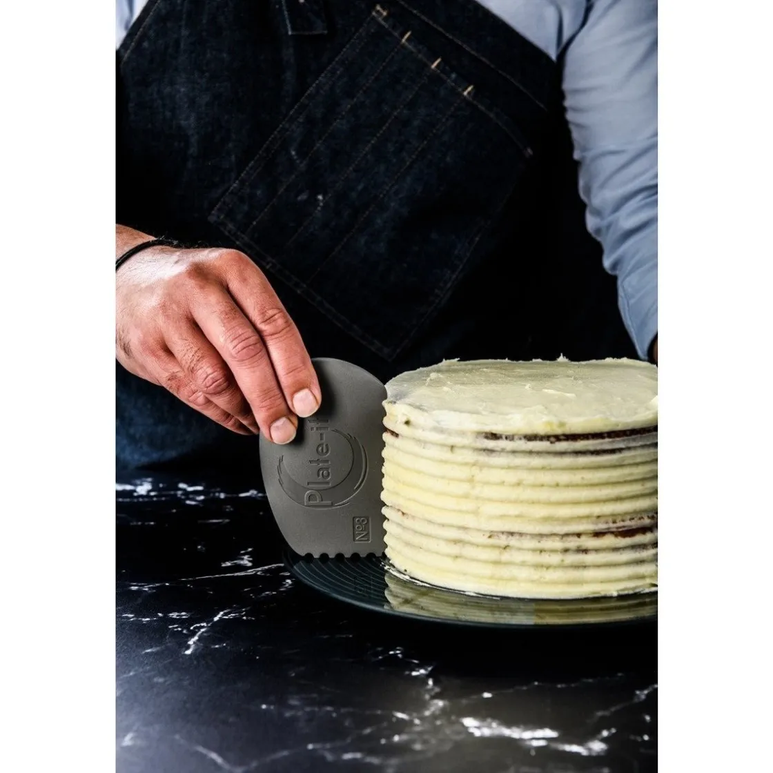 Plate-it Decoratie Schrapers Set/3*** Garneerkrabbers|Krabbers En Deegstekers