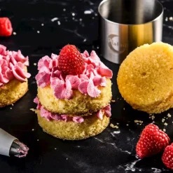 Plate-it Garneerringen met Pusher Set/4* Dessertringen|Ronde Bakvormen