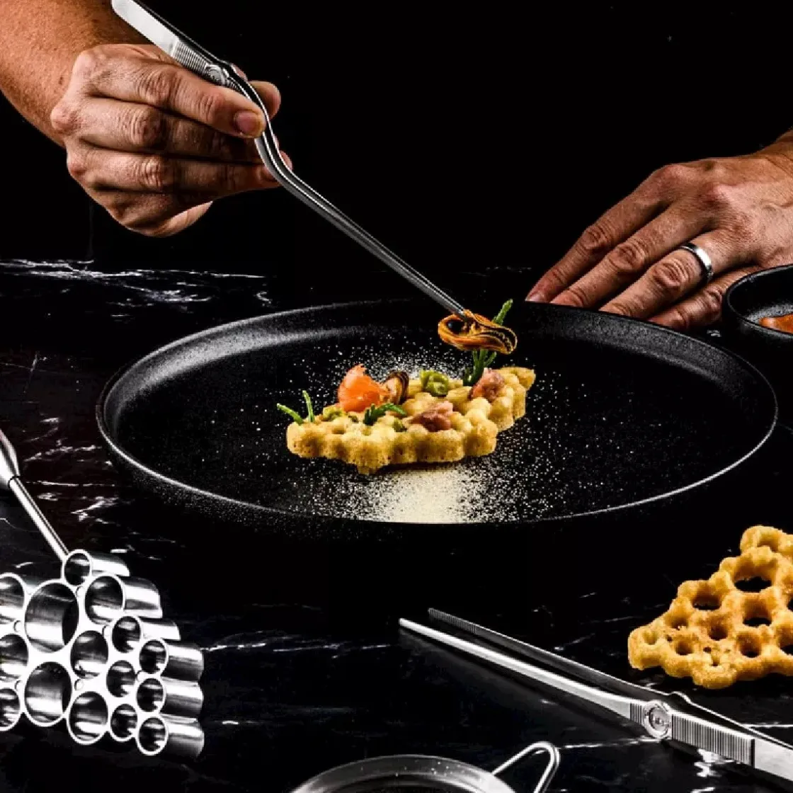 Plate-it Precisie Pincetten Set/2* Scalpels En Pincetten