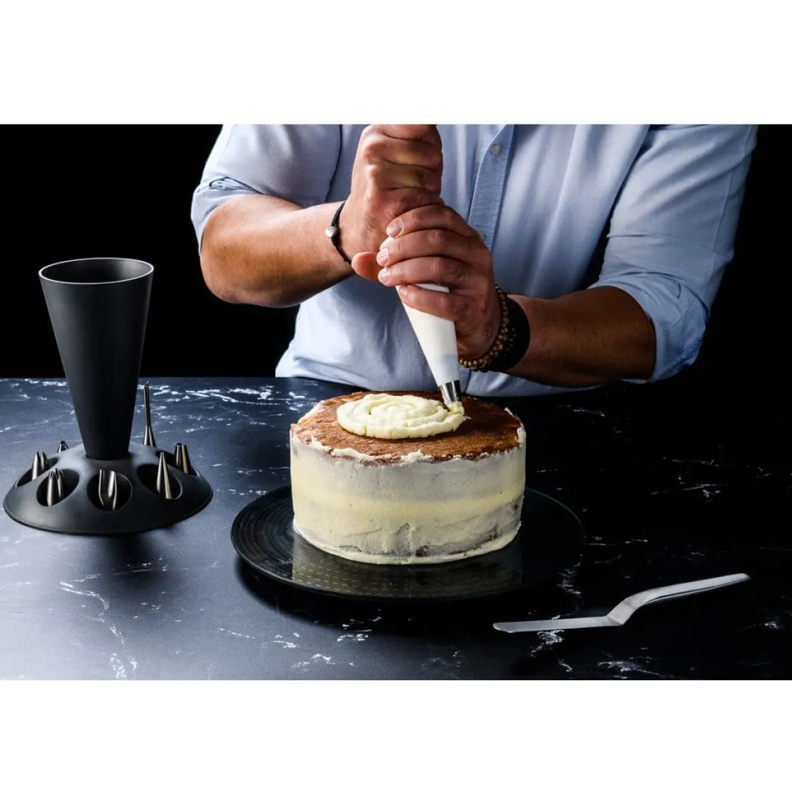 Plate-it Spuitzakhouder (Incl. accessoires) Set/11* Spuitzakken|Spuitmondjes