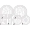 Plate-it Stencil Hexagon Set/6* Sjablonen En Stencils