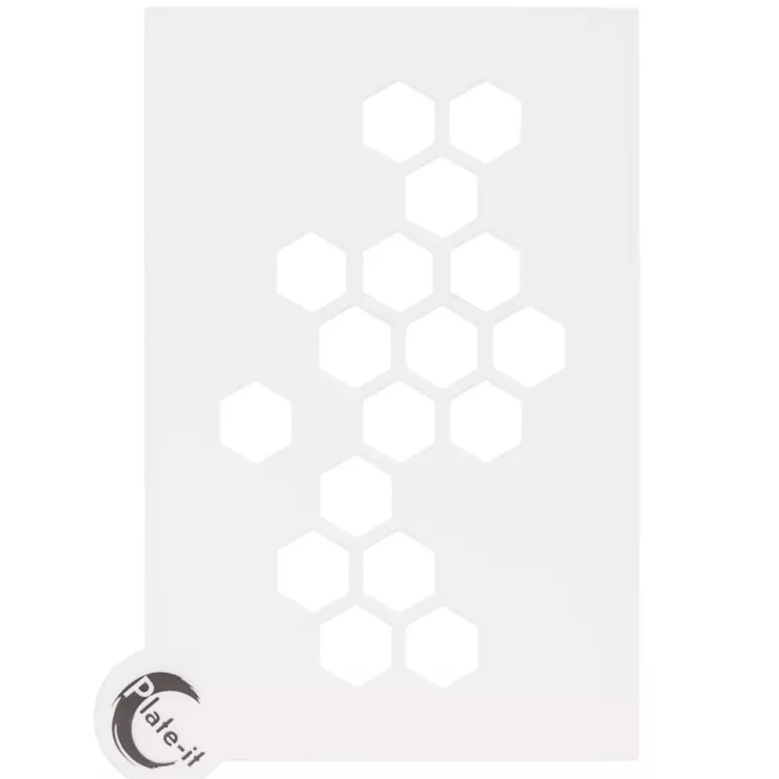 Plate-it Stencil Hexagon Set/6* Sjablonen En Stencils