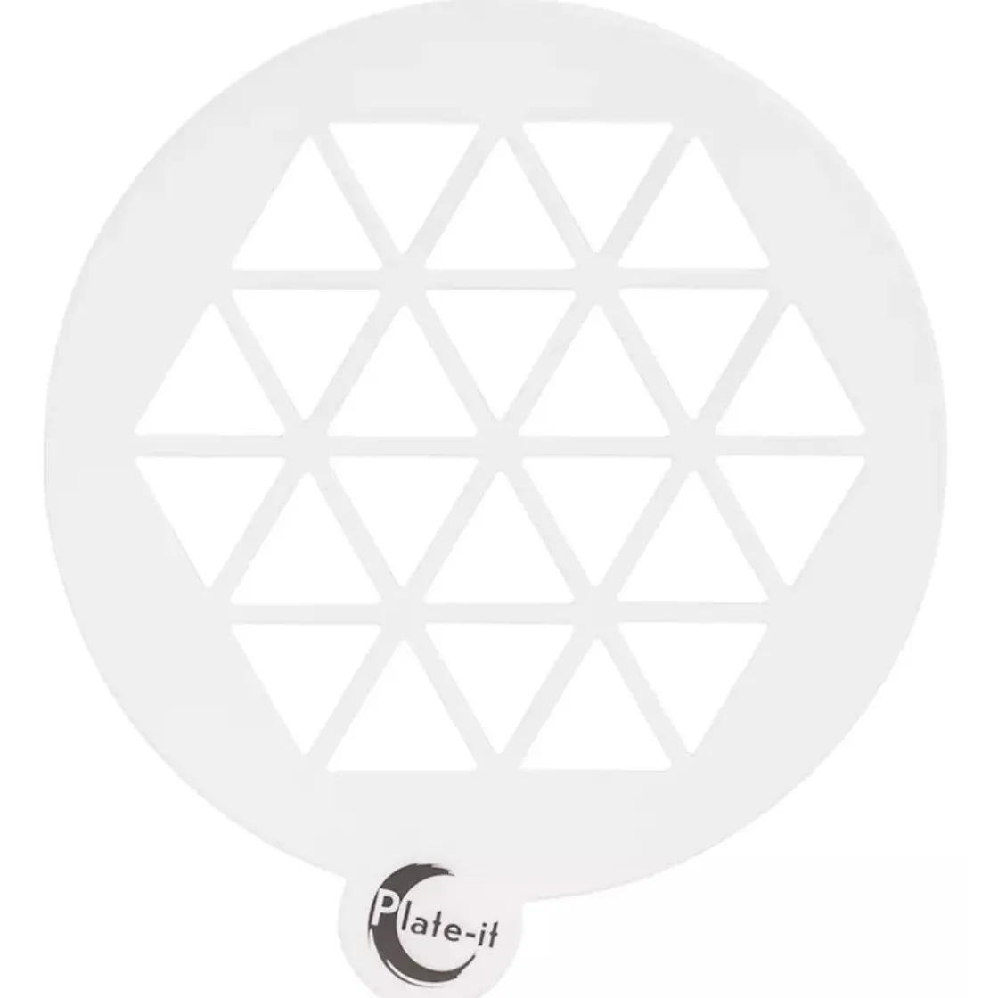 Plate-it Stencil Hexagon Set/6* Sjablonen En Stencils