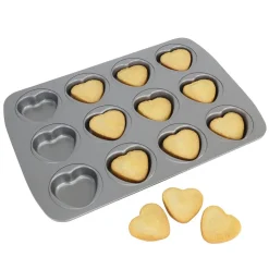 PME Bakvorm Hartjes 12 stuks* Speciale Bakvormen