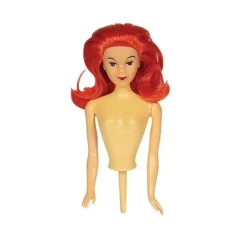 PME Barbie Doll Pick (Pin Popje) Rood haar* Prikkers En Ringen