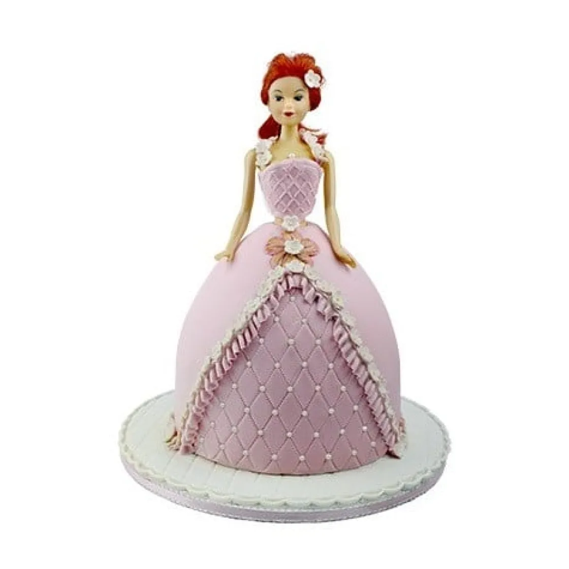 PME Barbie Doll Pick (Pin Popje) Rood haar* Prikkers En Ringen