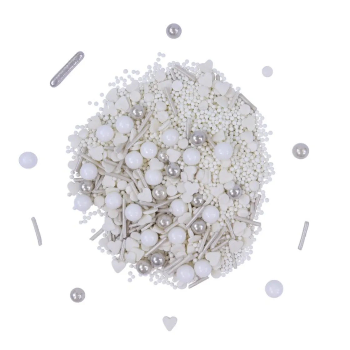 PME Bruiloft Wit Sprinkle Mix (Out of the Box) 60g* Eetbare Strooisels