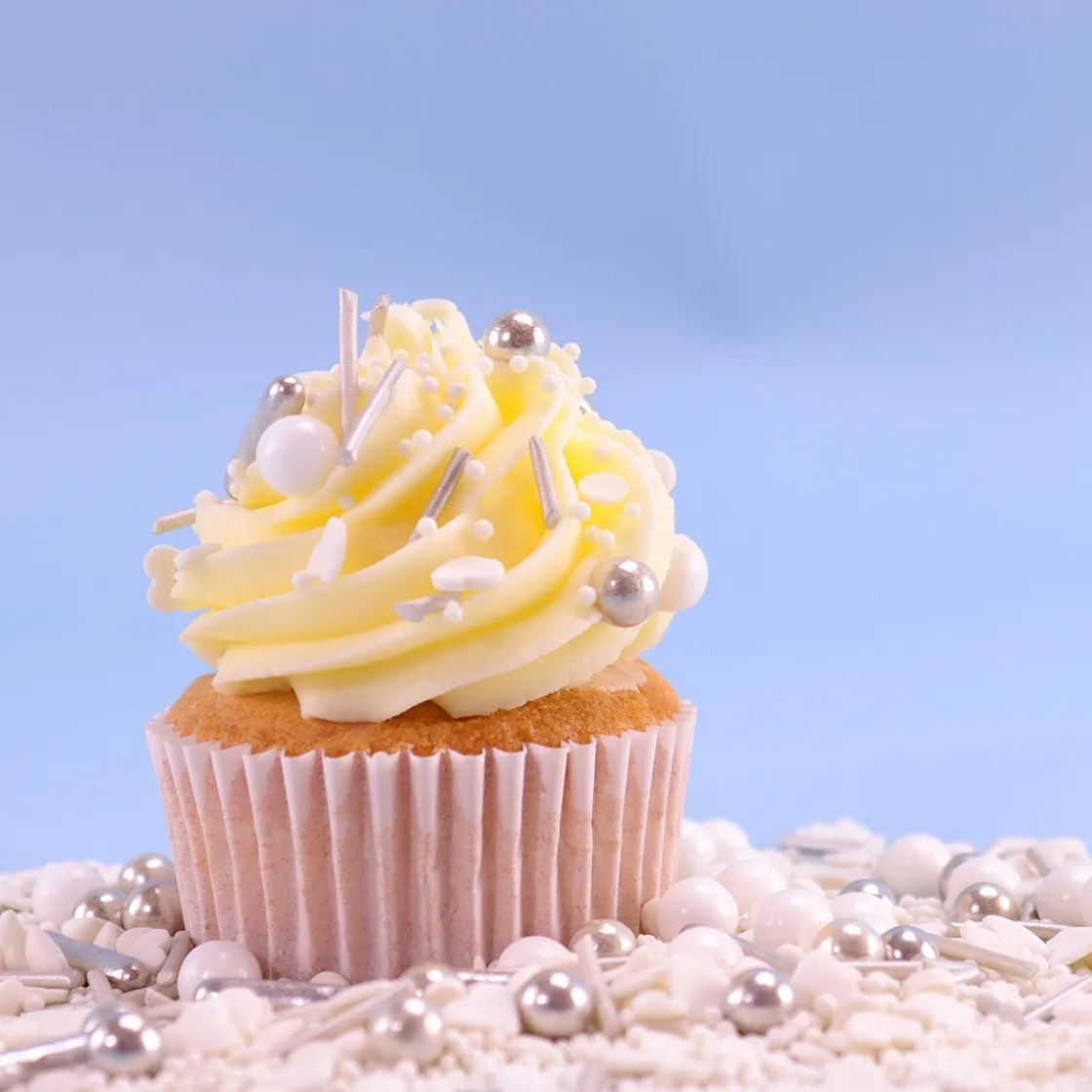 PME Bruiloft Wit Sprinkle Mix (Out of the Box) 60g* Eetbare Strooisels