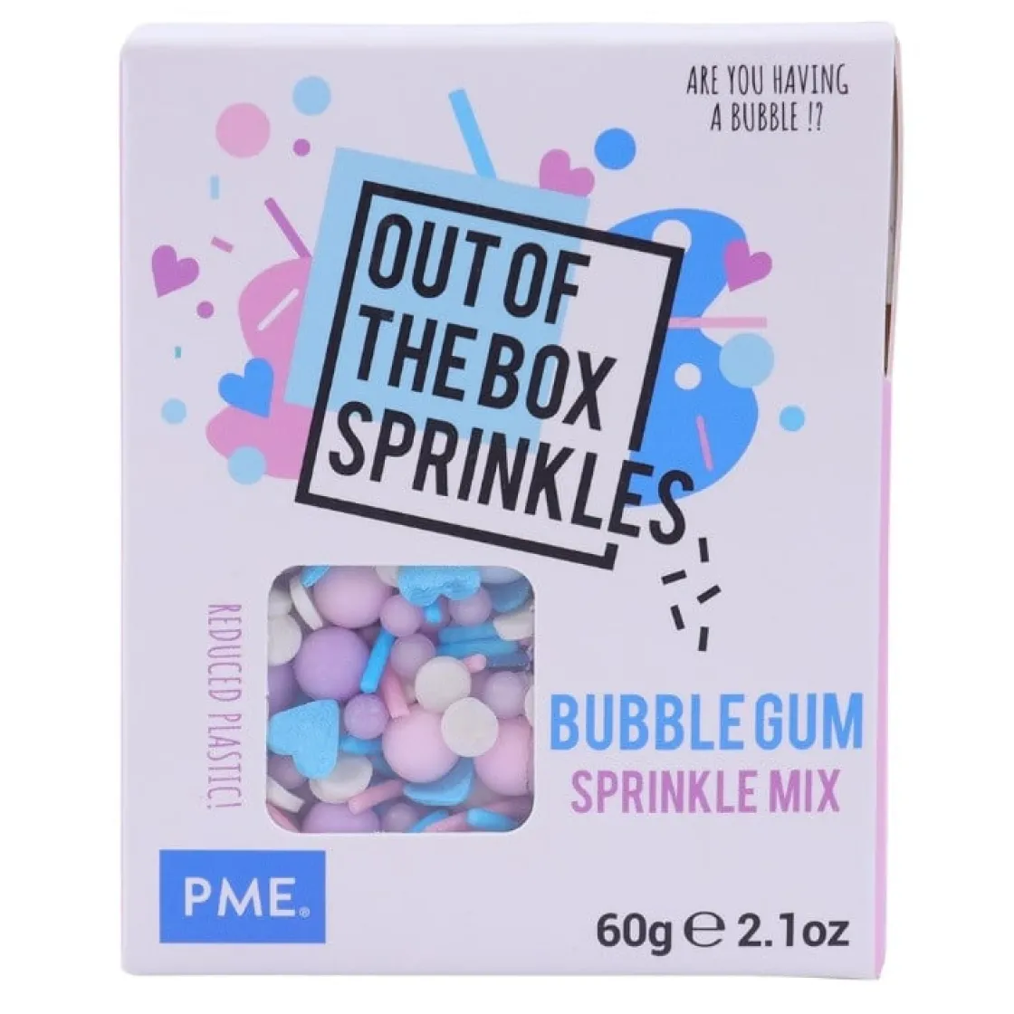 PME Bubblegum Sprinkle Mix (Out of the Box) 60g* Eetbare Strooisels