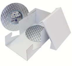 PME Cakeboard en doos rond 25x25x15 cm* Cakeboards