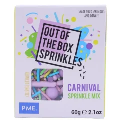 PME Carnaval Sprinkle Mix (Out of the Box) 60g* Eetbare Strooisels
