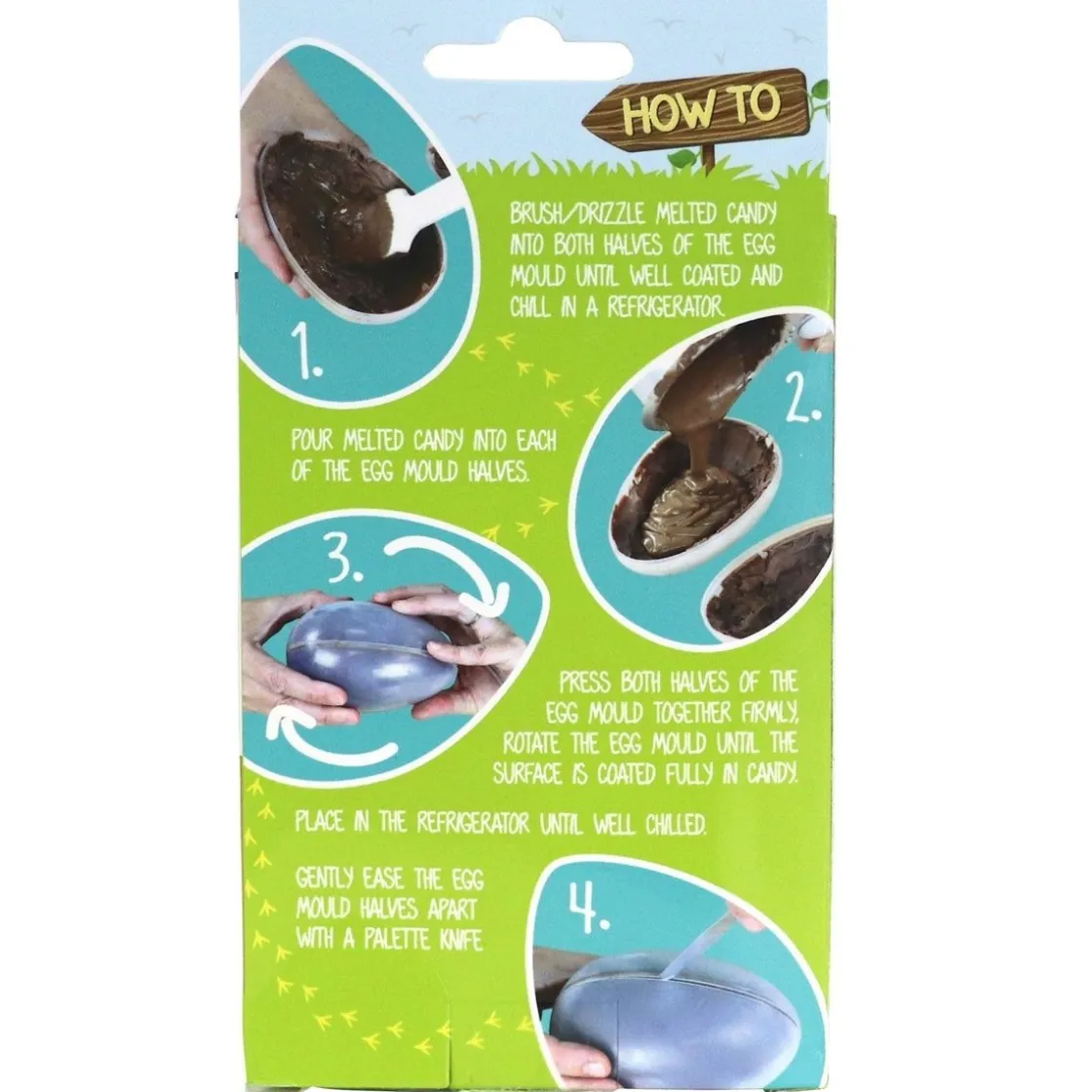 PME Chocolade Holvorm Ei 3-delig* Hol Vormen